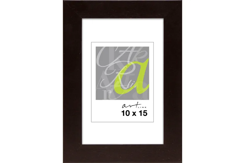 Trendline Billederamme MDF 10x15 cm, Sort