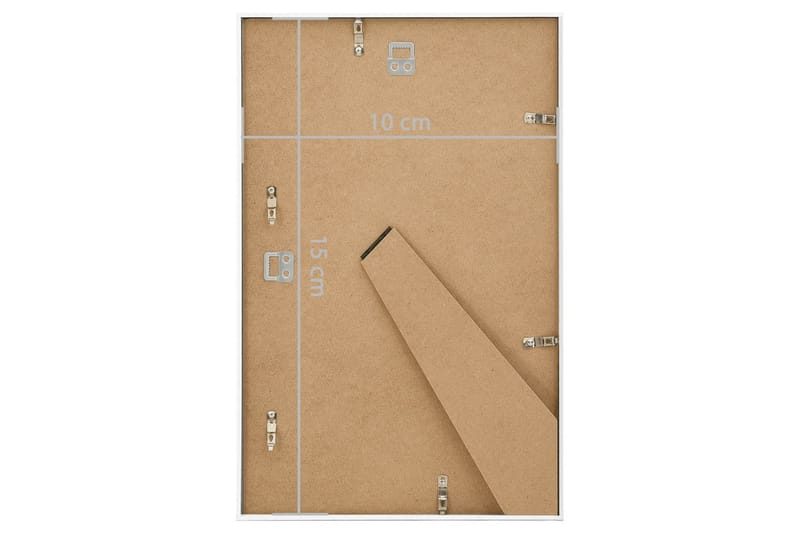 billedrammer 3 stk. til væg eller bord 10x15 cm - Hvid - Boligtilbehør - Vægdekoration - Rammer