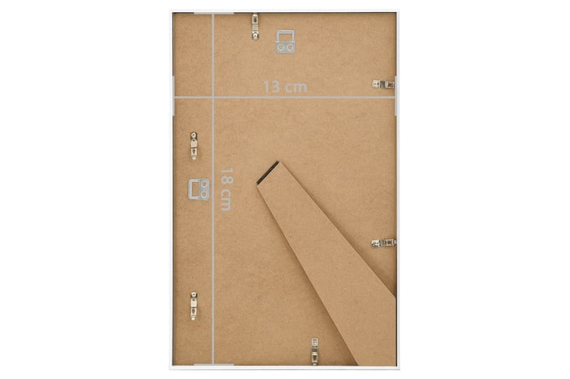 billedrammer 3 stk. til væg eller bord 13x18 cm - Hvid - Boligtilbehør - Vægdekoration - Rammer