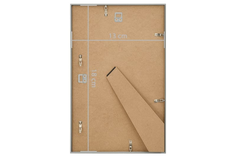 billedrammer 3 stk. til væg eller bord 13x18 cm - Sølv - Boligtilbehør - Vægdekoration - Rammer
