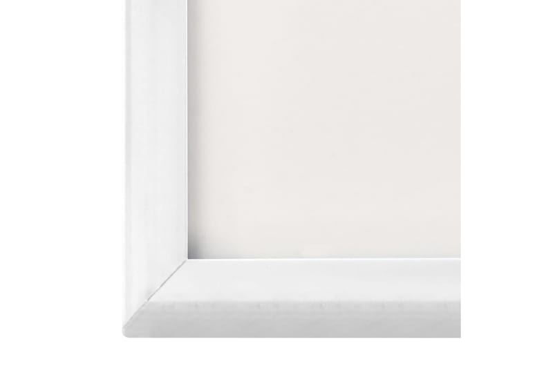 billedrammer 3 stk. til væg eller bord 15x21 cm - Hvid - Fotoramme - Ramme poster