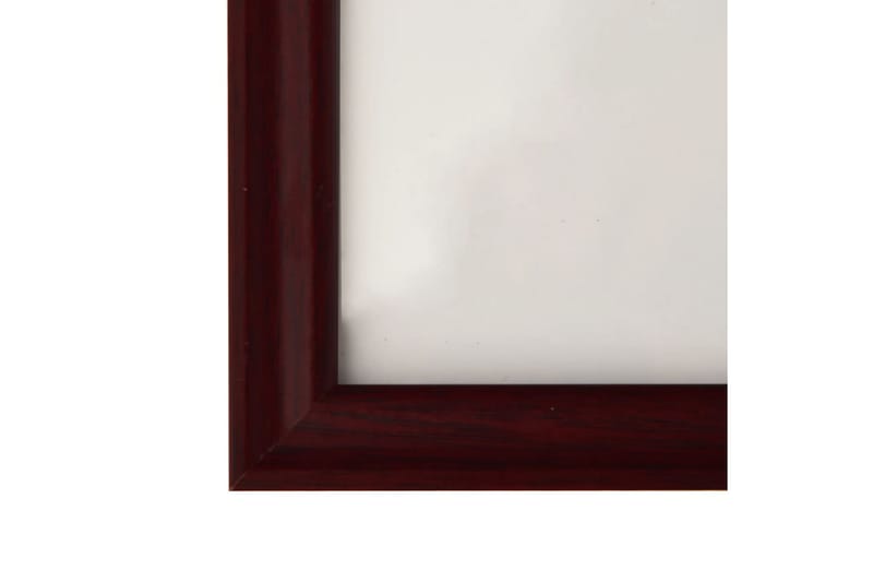 billedrammer 3 stk. til væg eller bord 18x24 cm mørkerød - Rød - Fotoramme - Ramme poster