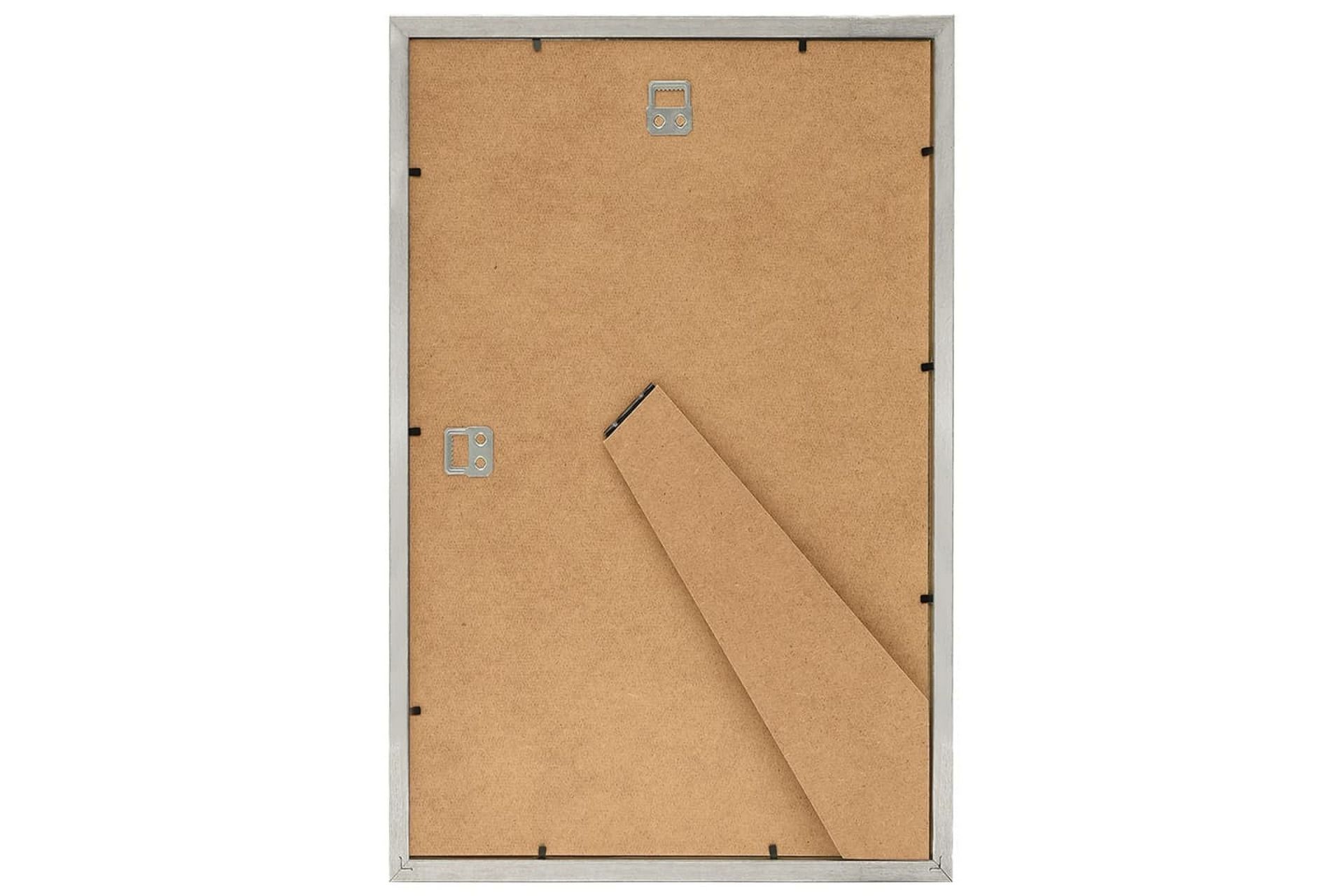 billedrammer 3 stk. til væg eller bord 21x29,7 cm sølvfarvet - Sølv - Boligtilbehør - Vægdekoration - Rammer