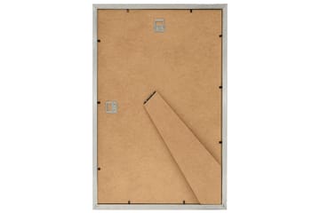 billedrammer 3 stk. til væg eller bord 21x29,7 cm sølvfarvet - Sølv - Boligtilbehør - Vægdekoration - Rammer