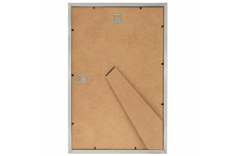 billedrammer 3 stk. til væg eller bord 70x90 cm - Sølv - Fotoramme - Ramme poster