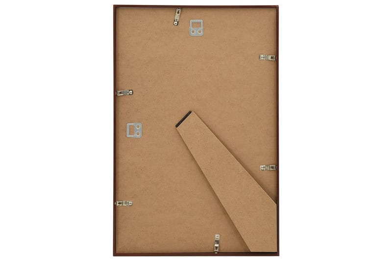 billedrammer 3 stk. til væg og bord 59,4x84 cm - Brun - Boligtilbehør - Vægdekoration - Rammer