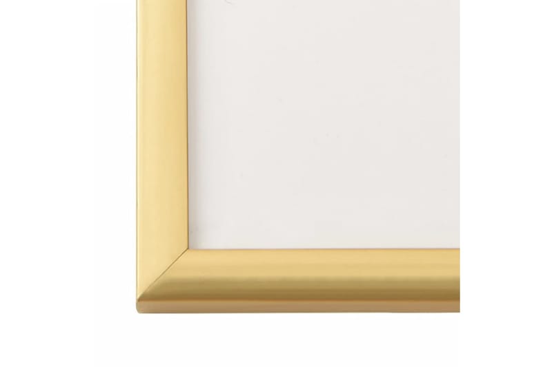 billedrammer 3 stk. væg eller bord 21x29,7 cm - Guld - Fotoramme - Ramme poster