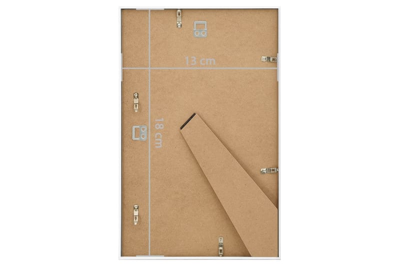billedrammer 5 stk. til væg eller bord 13x18 cm - Hvid - Boligtilbehør - Vægdekoration - Rammer