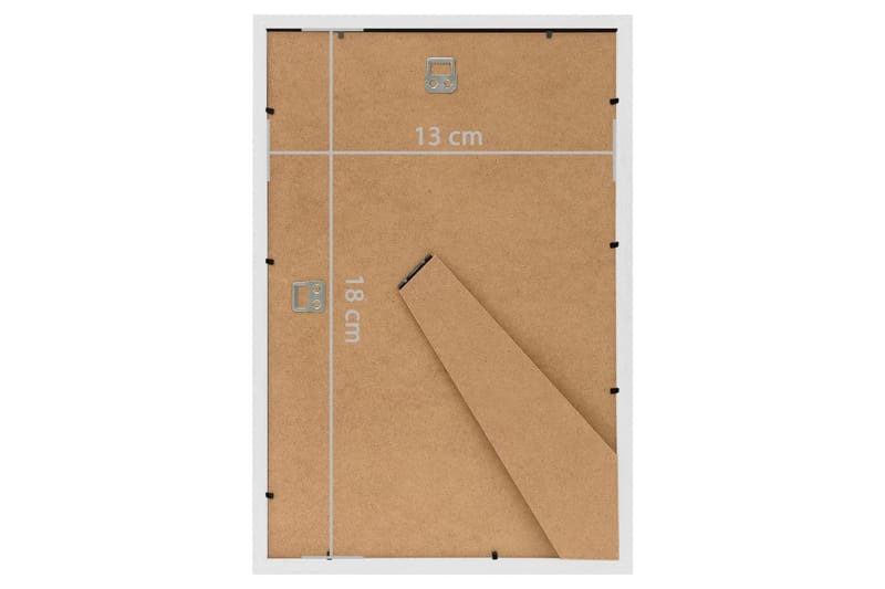 billedrammer 5 stk. til væg eller bord 13x18 cm - Hvid - Boligtilbehør - Vægdekoration - Rammer