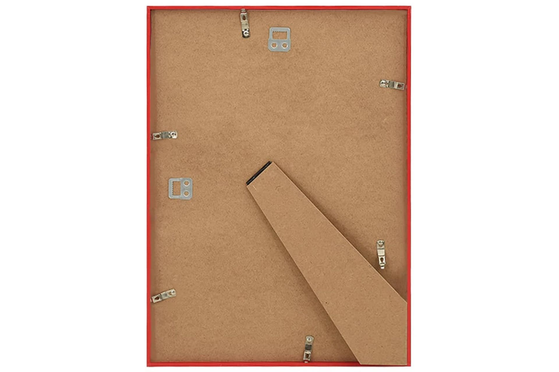 billedrammer 5 stk. til væg eller bord 70x90 cm - Rød - Boligtilbehør - Vægdekoration - Rammer