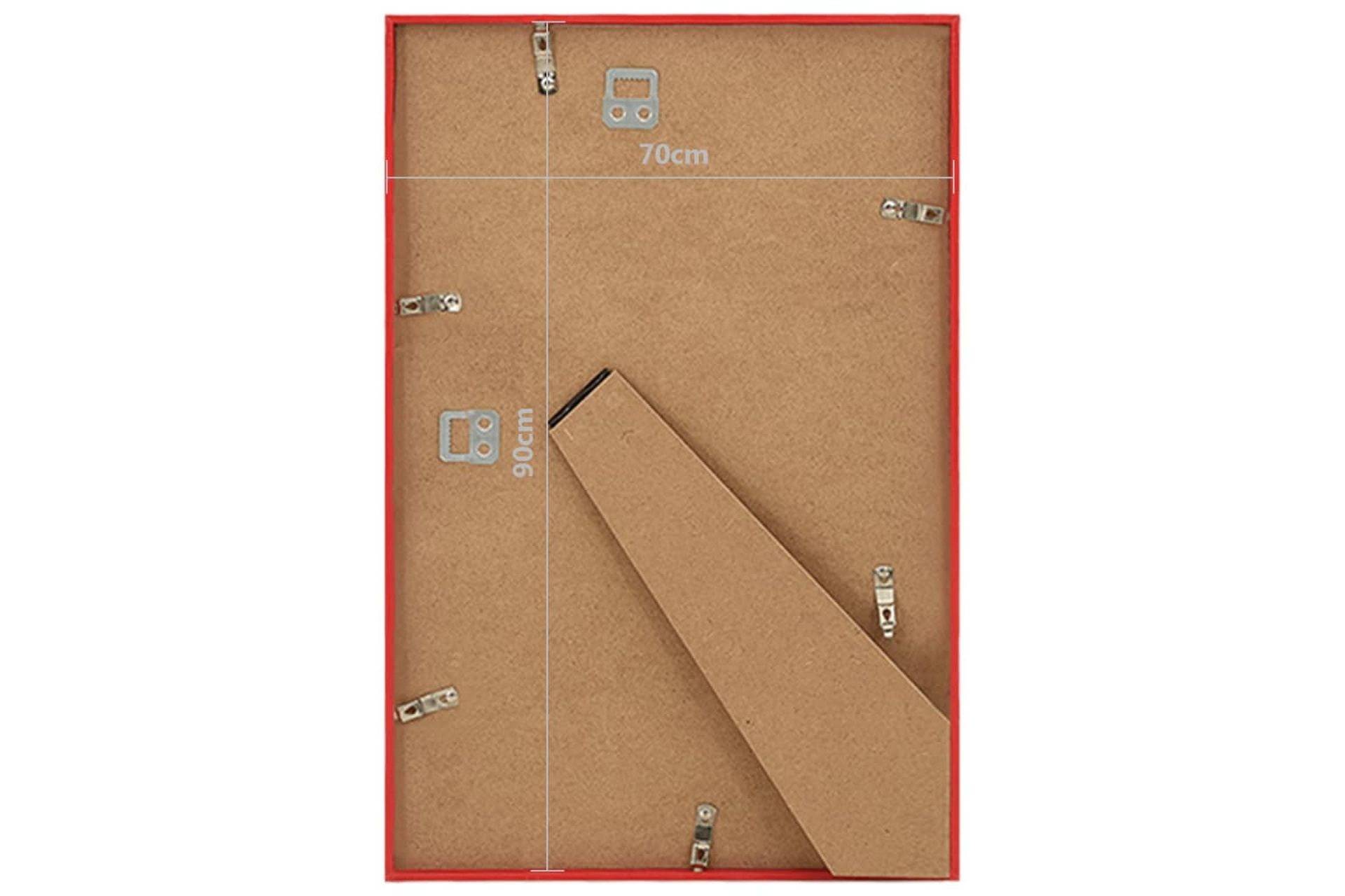 billedrammer 5 stk. til væg eller bord 70x90 cm - Rød - Boligtilbehør - Vægdekoration - Rammer