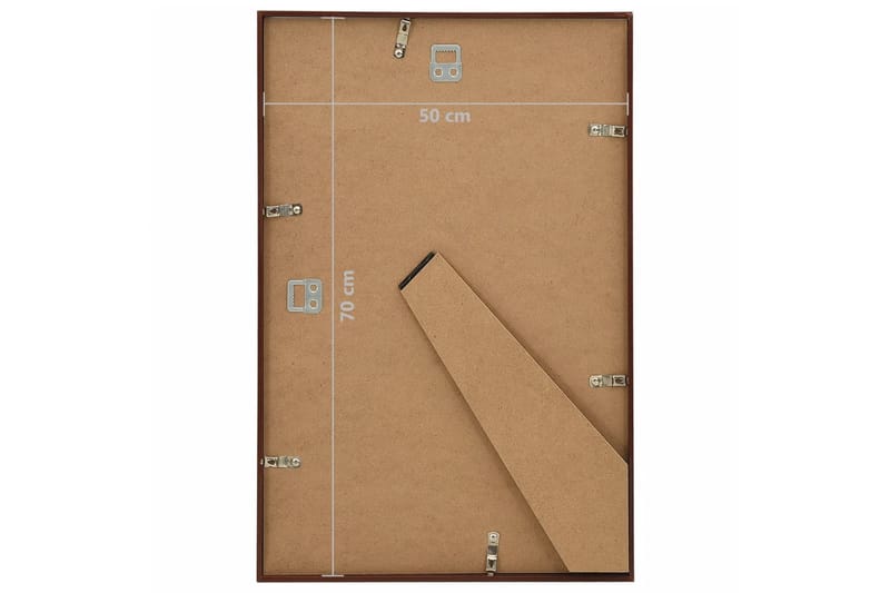 billedrammer 5 stk. til væg og bord 50x70 cm - Brun - Boligtilbehør - Vægdekoration - Rammer