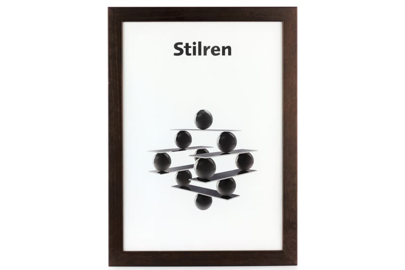 Elegant fotoramme 70x100 cm - Valnød / plexiglas - Boligtilbehør - Vægdekoration - Rammer