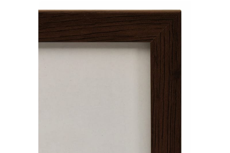 folderamme til 2 billeder 2x(21x29,7 cm) mørkebrun - Brun - Fotoramme - Ramme poster