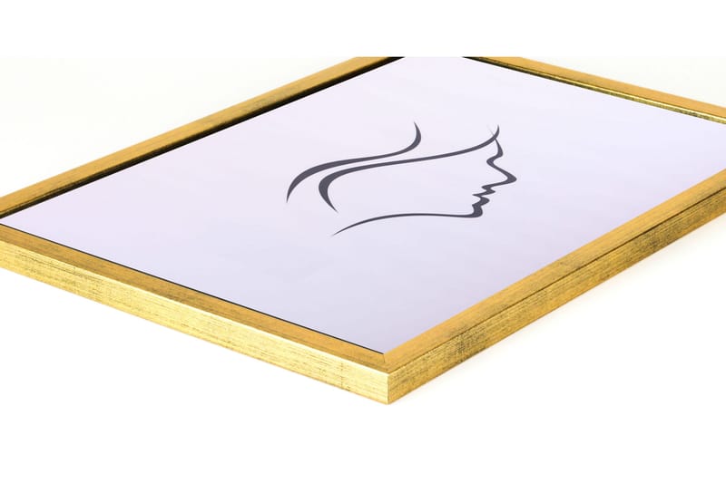 Galant Fotoramme 40x50 cm - Guld/Plexiglas - Boligtilbehør - Vægdekoration - Rammer