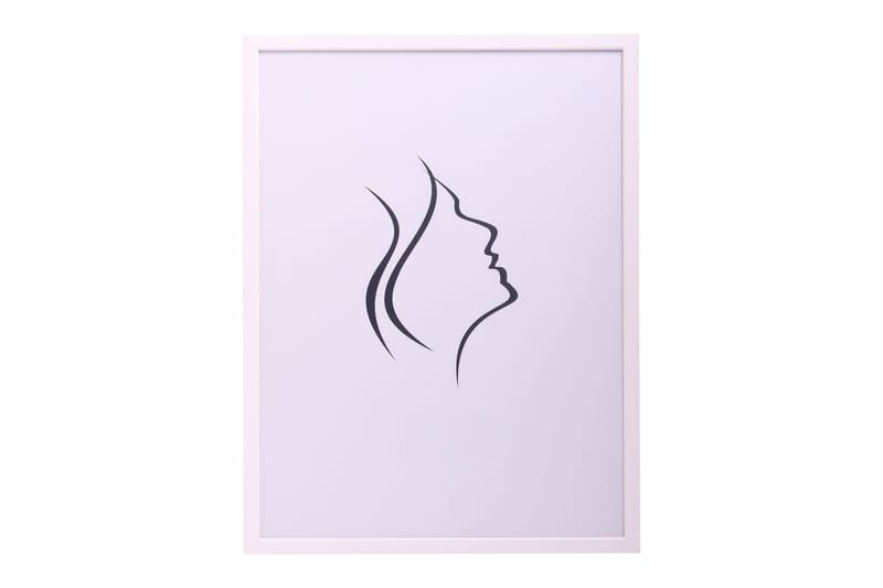 Galant Fotoramme 50x70 cm - Hvid/Plexiglas - Boligtilbehør - Vægdekoration - Rammer