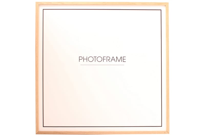 Oslo fotoramme 50x50 cm - Eg / Plexiglas - Boligtilbehør - Vægdekoration - Rammer
