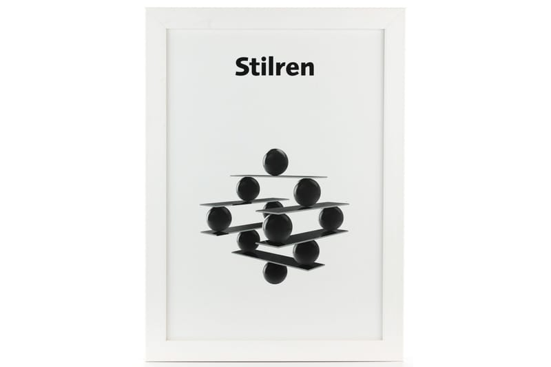 Stilren Fotoramme 50x70 cm - Hvid/Plexiglas - Boligtilbehør - Vægdekoration - Rammer