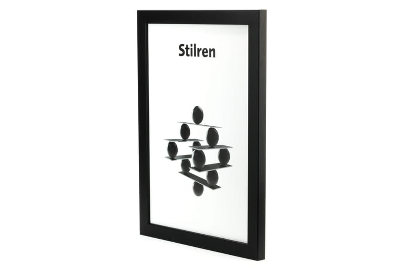 Stilren Fotoramme 50x70 cm - Sort/Plexiglas - Fotoramme - Ramme poster