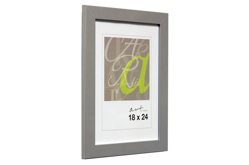Trendline Billederamme MDF 18x24 cm, Sølv