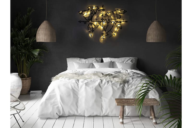 Decorative Metal Wall Accessory 65x95 - Boligtilbehør - Vægdekoration - Skilt - Emaljeskilte