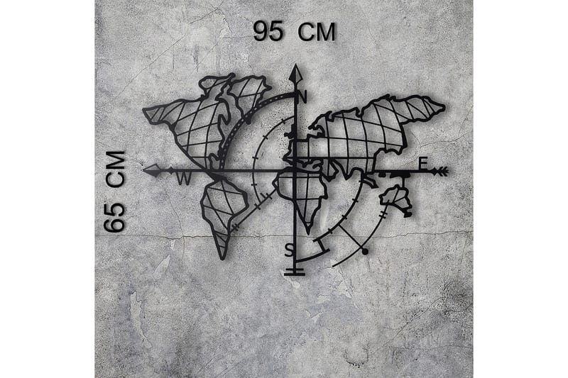 Decorative Metal Wall Accessory 65x95 - Boligtilbehør - Vægdekoration - Skilt - Emaljeskilte
