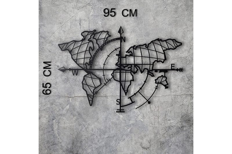 Decorative Metal Wall Accessory 65x95 - Boligtilbehør - Vægdekoration - Skilt - Emaljeskilte