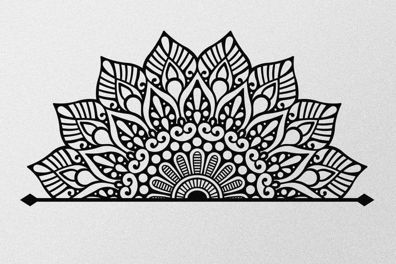 Afra Vægdekor, Sort