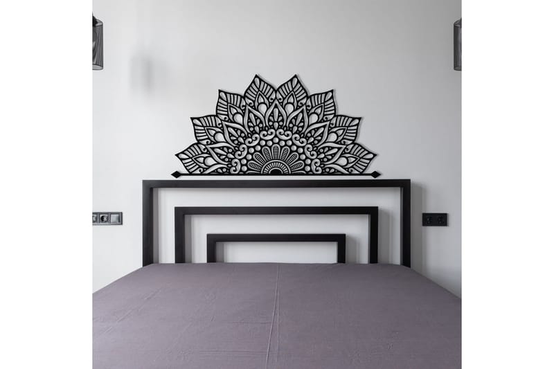 Afra Vægdekor - Sort - Boligtilbehør - Vægdekoration - Skilt - Emaljeskilte