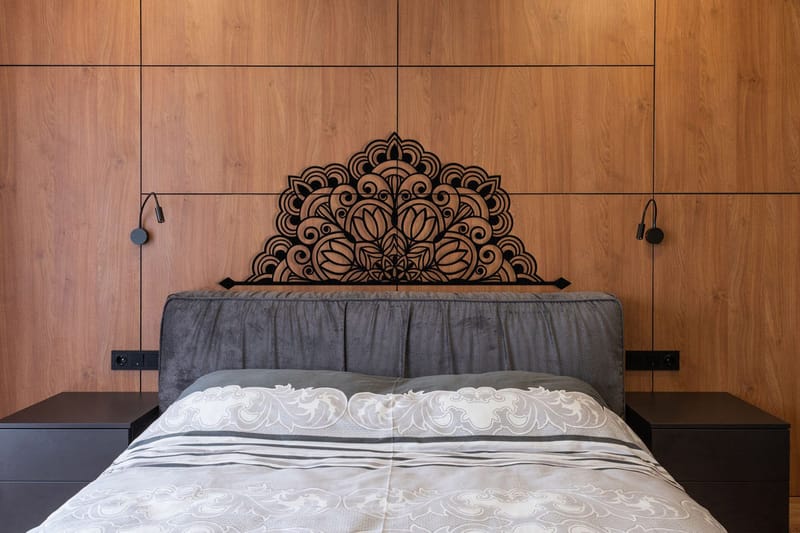 Almero Vægdekor, Sort