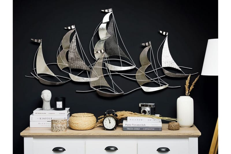 Americium Vægdekoration - Sølv - Boligtilbehør - Vægdekoration - Skilt - Emaljeskilte