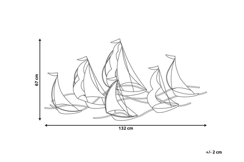 Americium Vægdekoration - Sølv - Boligtilbehør - Vægdekoration - Skilt - Emaljeskilte