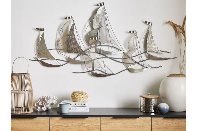 Americium Vægdekoration - Sølv - Boligtilbehør - Vægdekoration - Skilt - Emaljeskilte