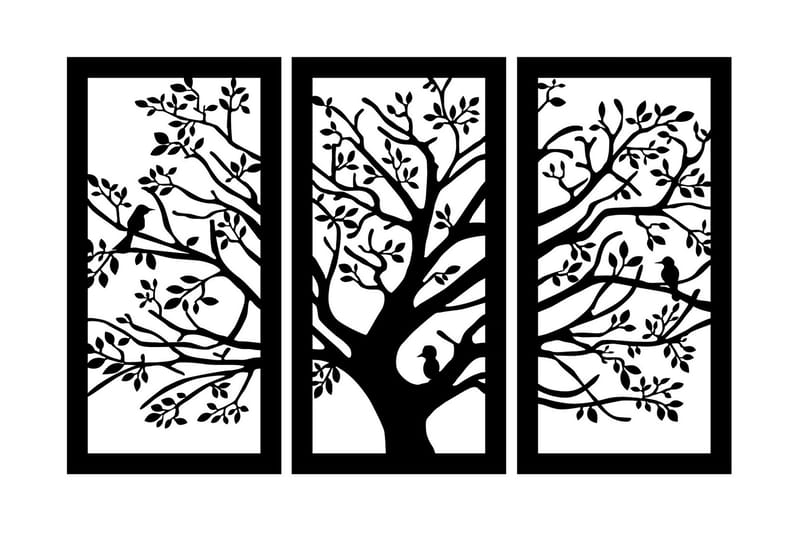 Arbol Vægdekor, Sort