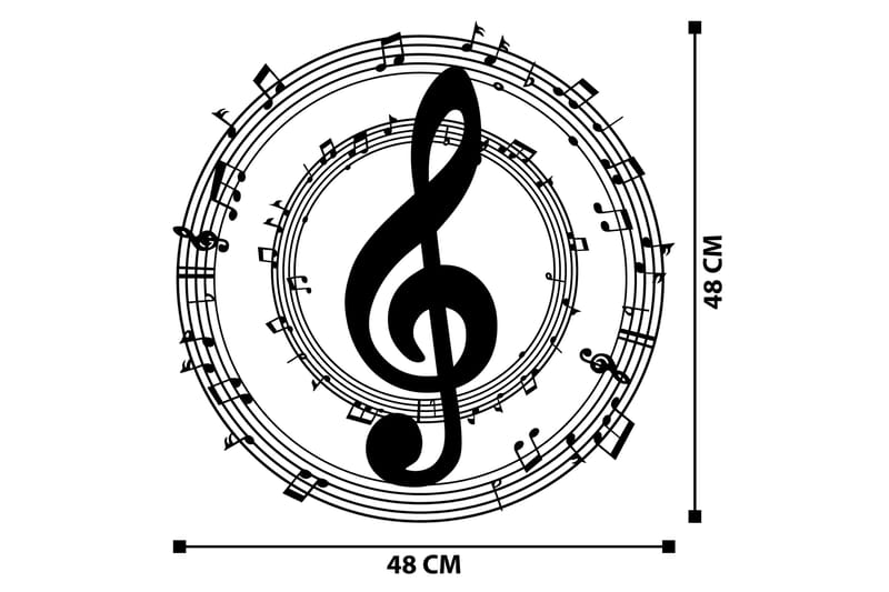 Arrakis Vægdekor - Sort - Boligtilbehør - Vægdekoration - Skilt - Emaljeskilte