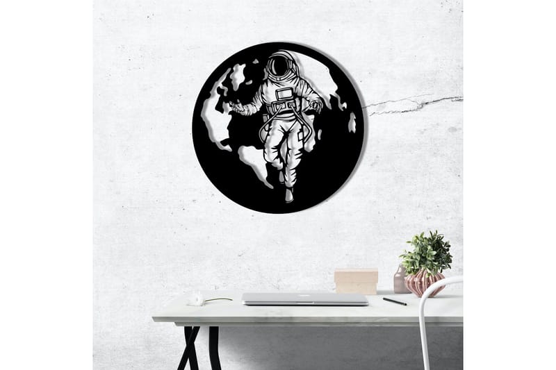 Asti Vægdekor - Sort - Boligtilbehør - Vægdekoration - Skilt - Emaljeskilte