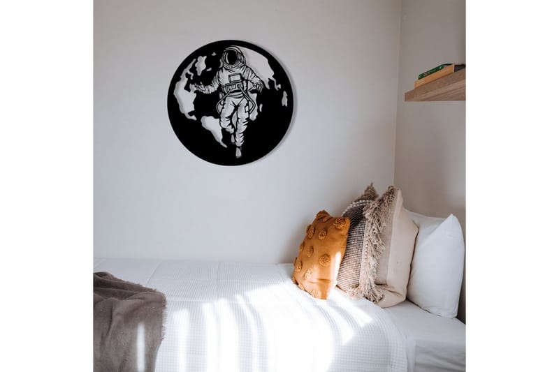 Asti Vægdekor - Sort - Boligtilbehør - Vægdekoration - Skilt - Emaljeskilte