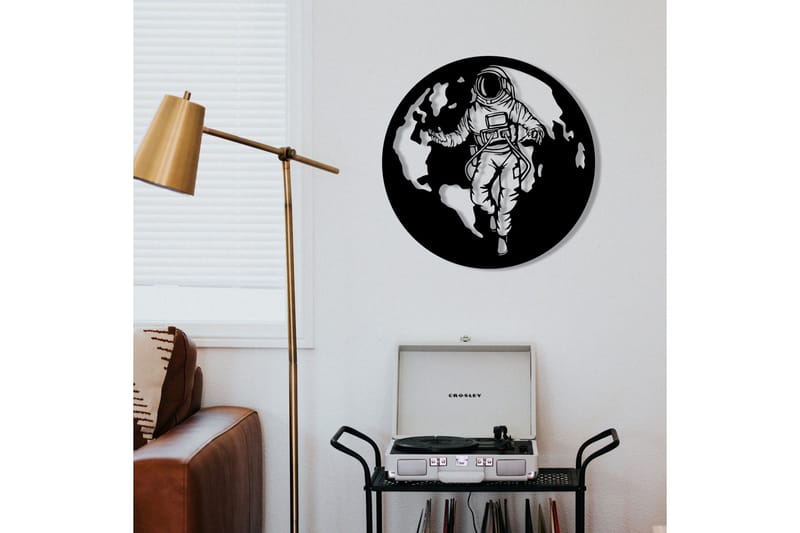 Asti Vægdekor - Sort - Boligtilbehør - Vægdekoration - Skilt - Emaljeskilte