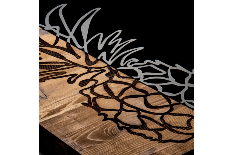 Bahama Vægdekor - Sort/Valnød - Boligtilbehør - Vægdekoration - Skilt - Emaljeskilte