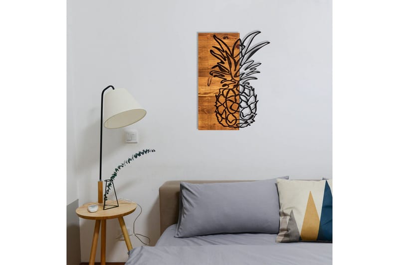 Bahama Vægdekor - Sort/Valnød - Boligtilbehør - Vægdekoration - Skilt - Emaljeskilte