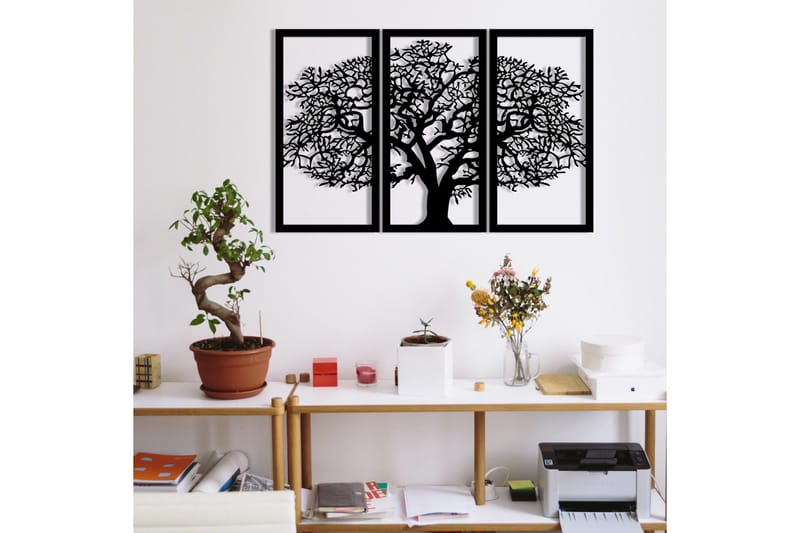 Berceste 2 Vægdekor - Sort - Boligtilbehør - Vægdekoration - Skilt - Emaljeskilte