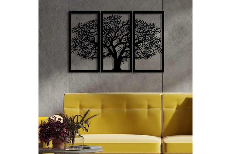 Berceste 2 Vægdekor - Sort - Boligtilbehør - Vægdekoration - Skilt - Emaljeskilte