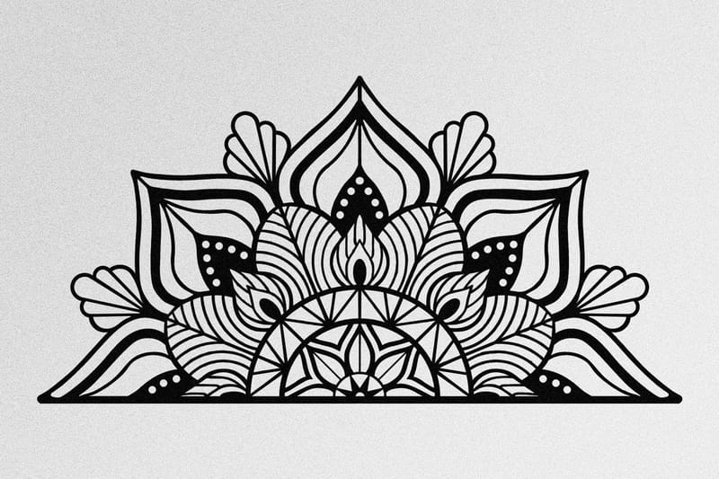 Berceste Vægdekor - Sort - Boligtilbehør - Vægdekoration - Skilt - Emaljeskilte