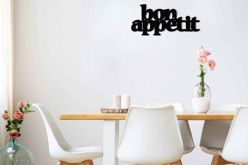 Bon Appetit 2 Vægdekor, Sort