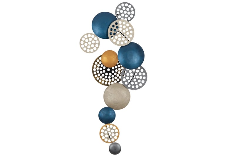 Bronte - Vægdekor - Blå/Champagne/Orange - Boligtilbehør - Vægdekoration - Skilt - Emaljeskilte