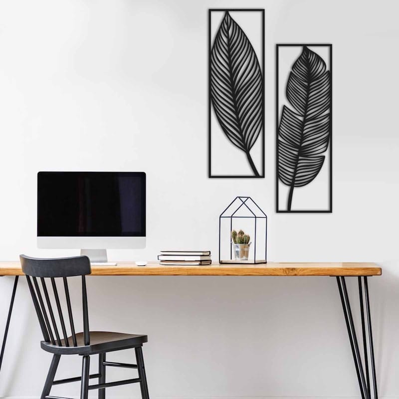 Decorative Metal Wall Accessory 24x73 - Boligtilbehør - Vægdekoration - Skilt - Emaljeskilte