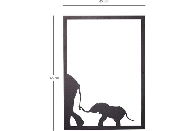 Decorative Metal Wall Accessory 45x65 - Boligtilbehør - Vægdekoration - Skilt - Emaljeskilte