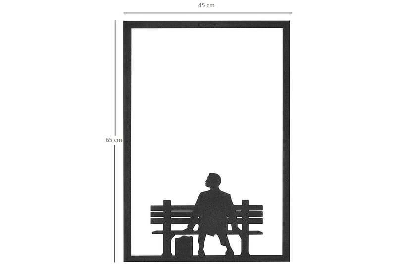 Decorative Metal Wall Accessory 45x65 - Boligtilbehør - Vægdekoration - Skilt - Emaljeskilte