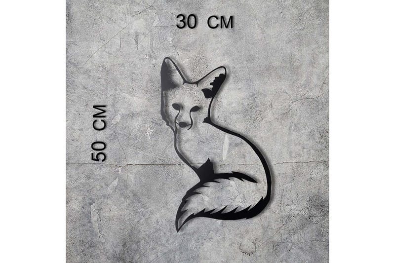 Decorative Metal Wall Accessory 50x30 - Boligtilbehør - Vægdekoration - Skilt - Emaljeskilte
