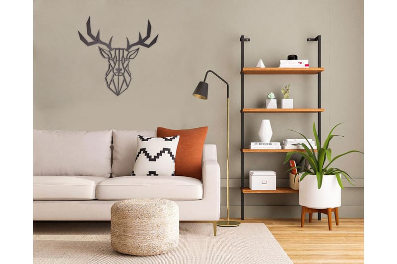 Decorative Metal Wall Accessory 50x50 - Boligtilbehør - Vægdekoration - Skilt - Emaljeskilte